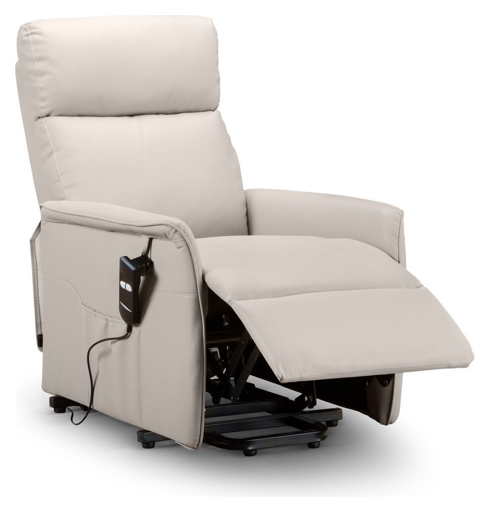 Julian Bowen Helena Fabric Rise & Recline Chair - Neutral - Image 2