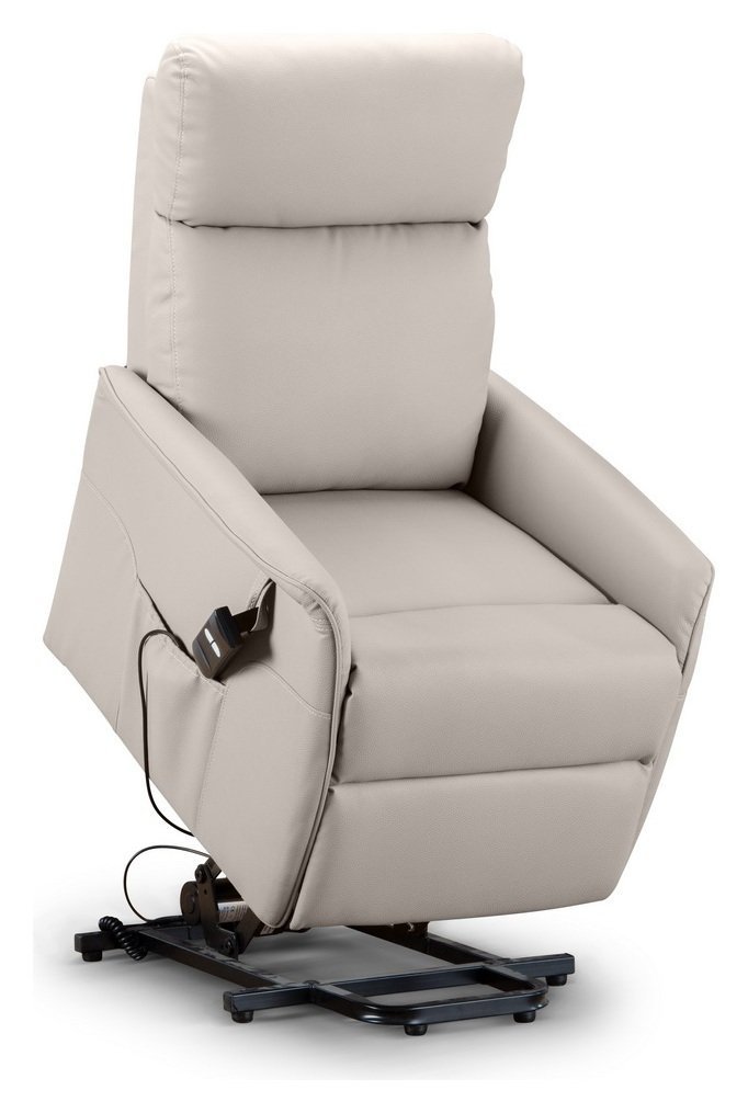 Julian Bowen Helena Fabric Rise & Recline Chair - Neutral - Image 3