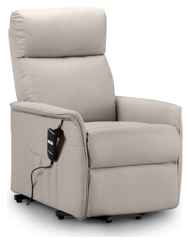 Julian Bowen Helena Fabric Rise & Recline Chair - Neutral - Image 4