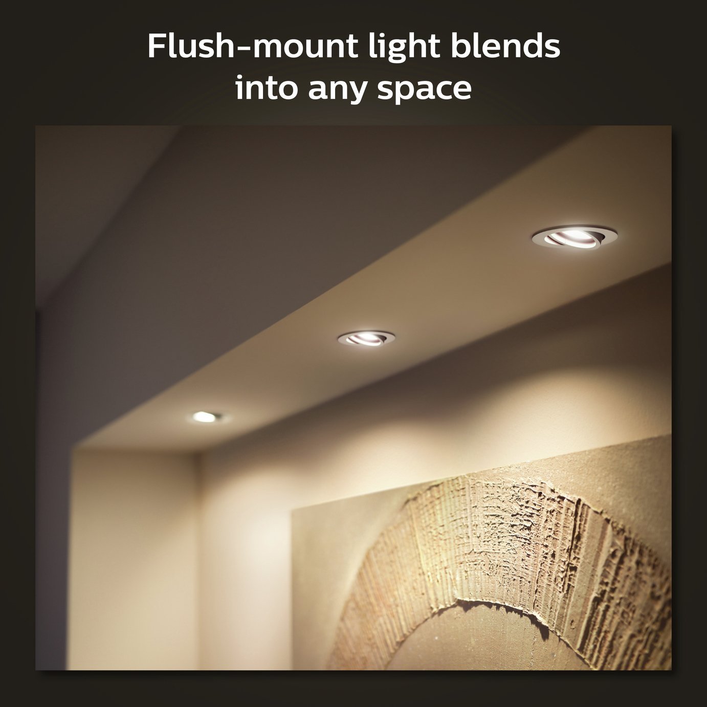 Philips Milliskin 3 Light LED Spotlight - White - Image 3