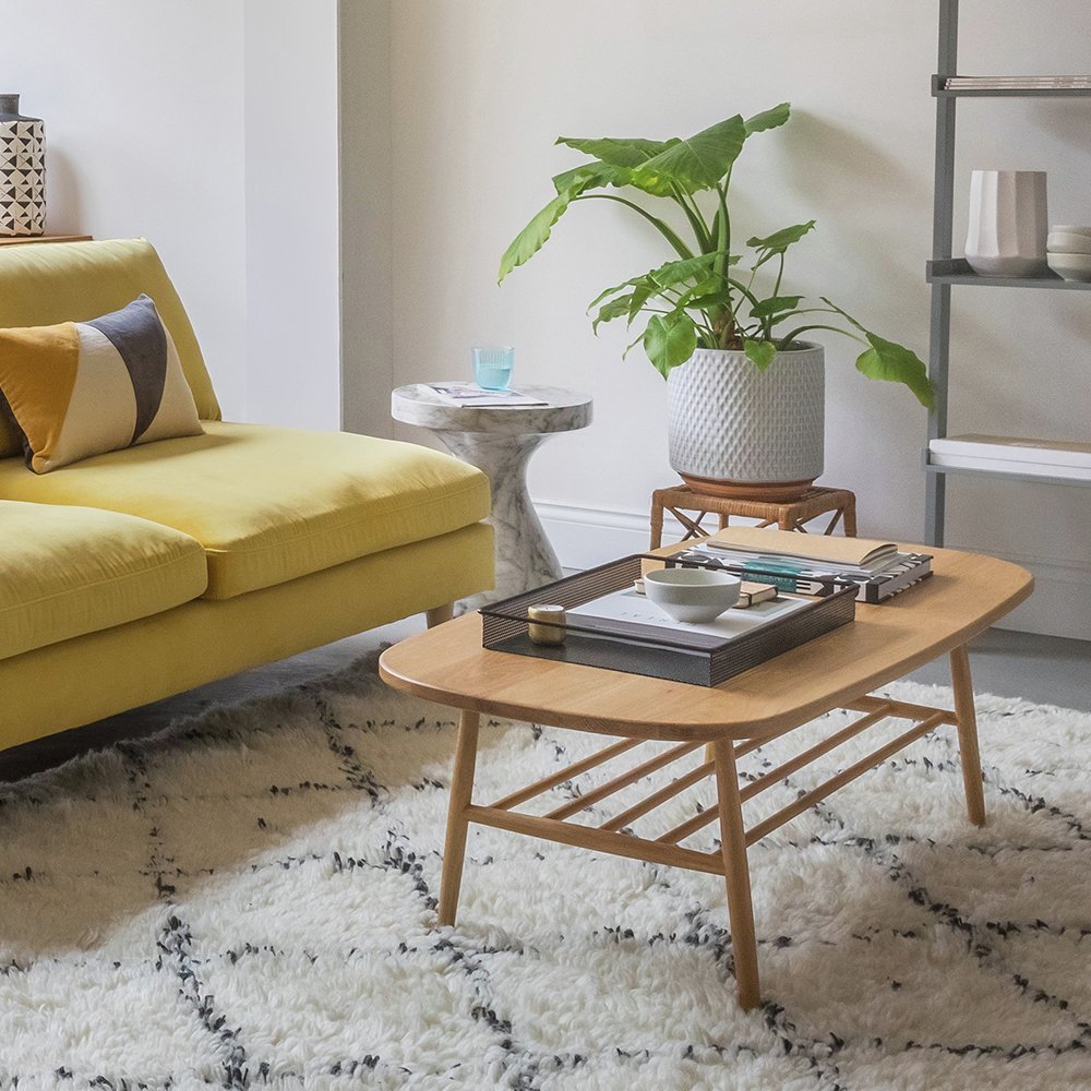House A Home Cornelia Oak Coffee Table - Natural