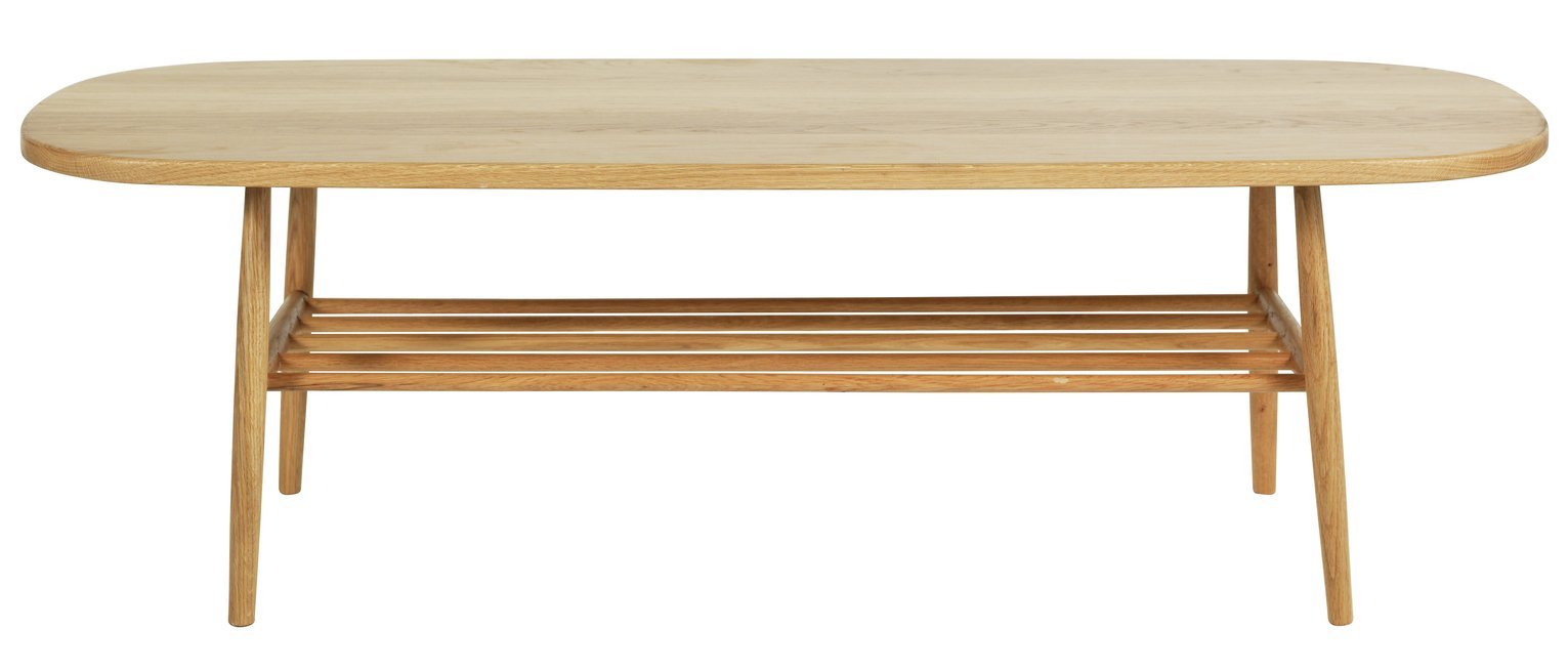 House A Home Cornelia Oak Coffee Table - Natural - Image 4