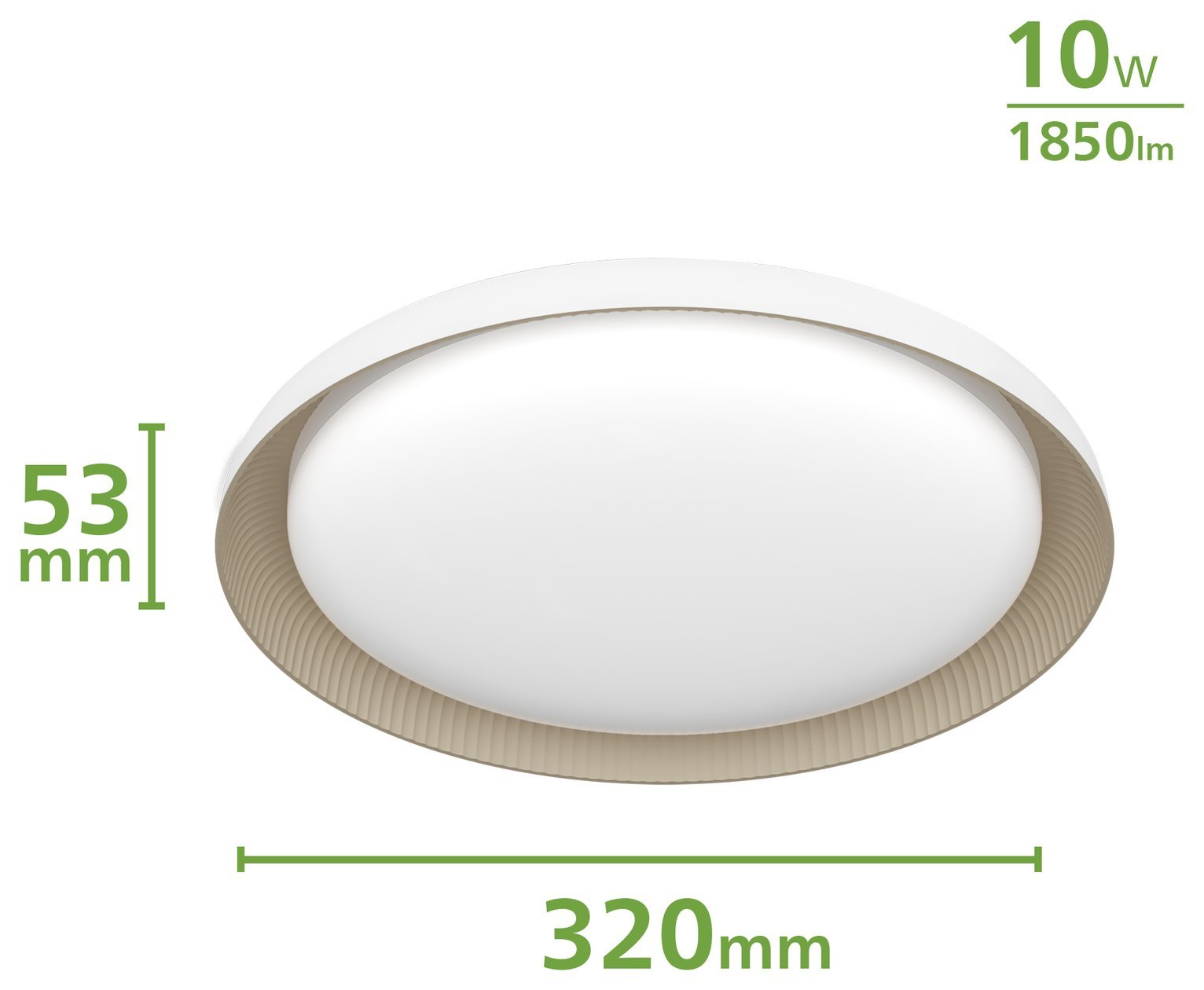 Philips LED Pebblo Scene Switch Ceiling Light - White - Image 3