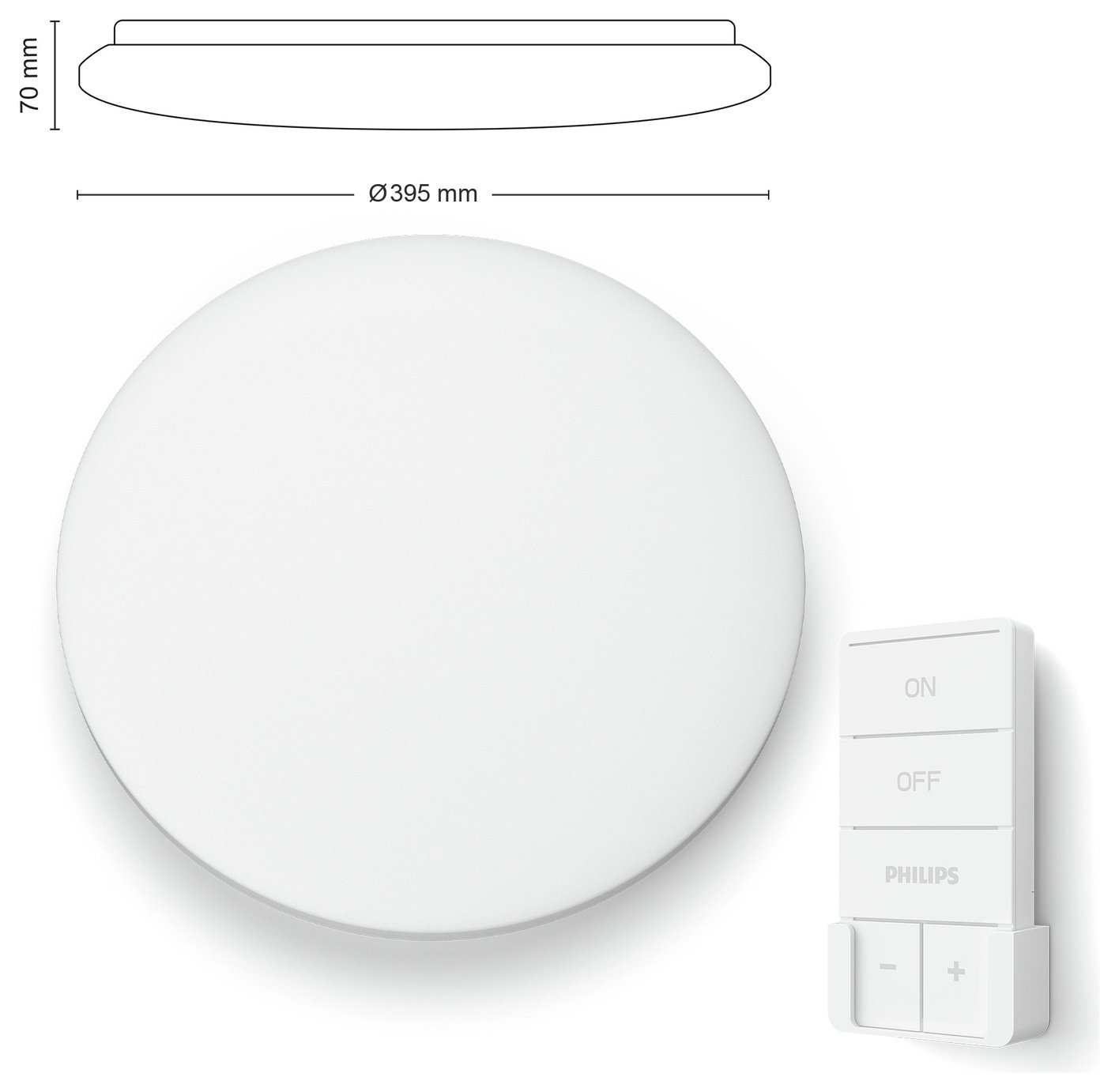 Philips Izso LED Ceiling Light - White - Image 4