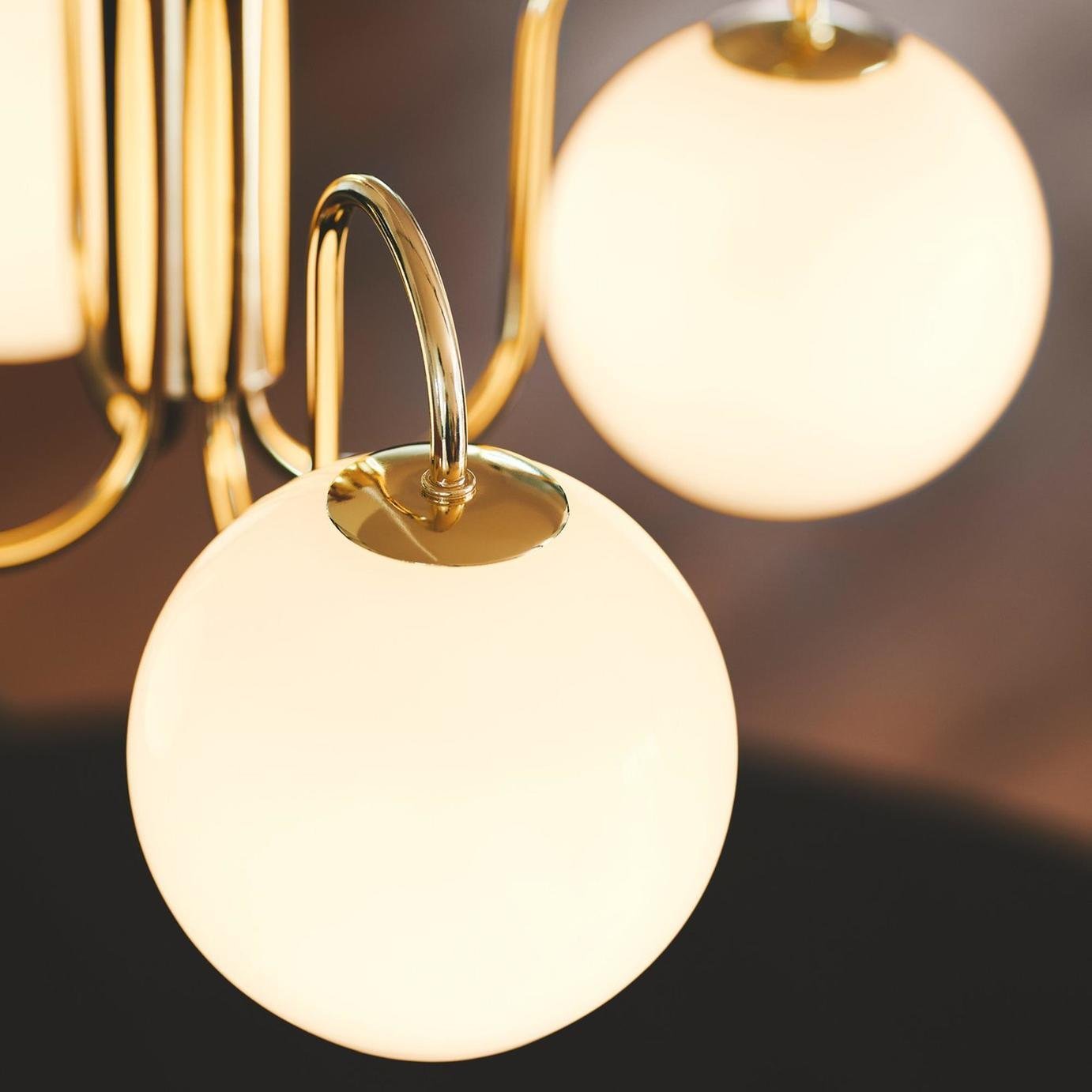 Nordlux Franca 4 Spot Pendant Light - Brass - Image 6