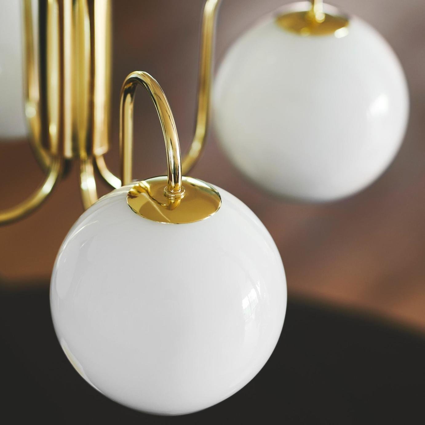 Nordlux Franca 4 Spot Pendant Light - Brass - Image 8