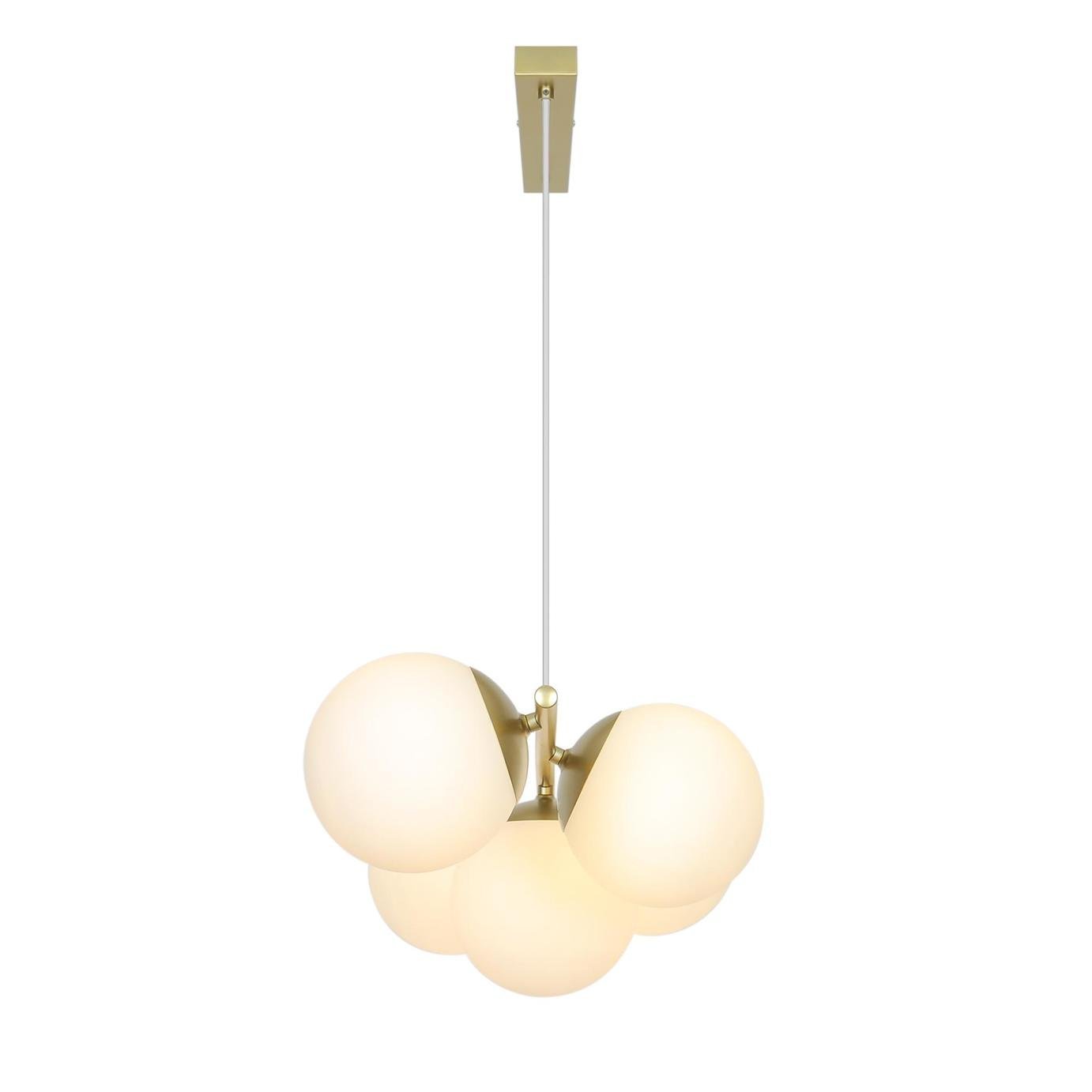 Nordlux Lilly 5-spot Pendant Light - Brass - Image 3