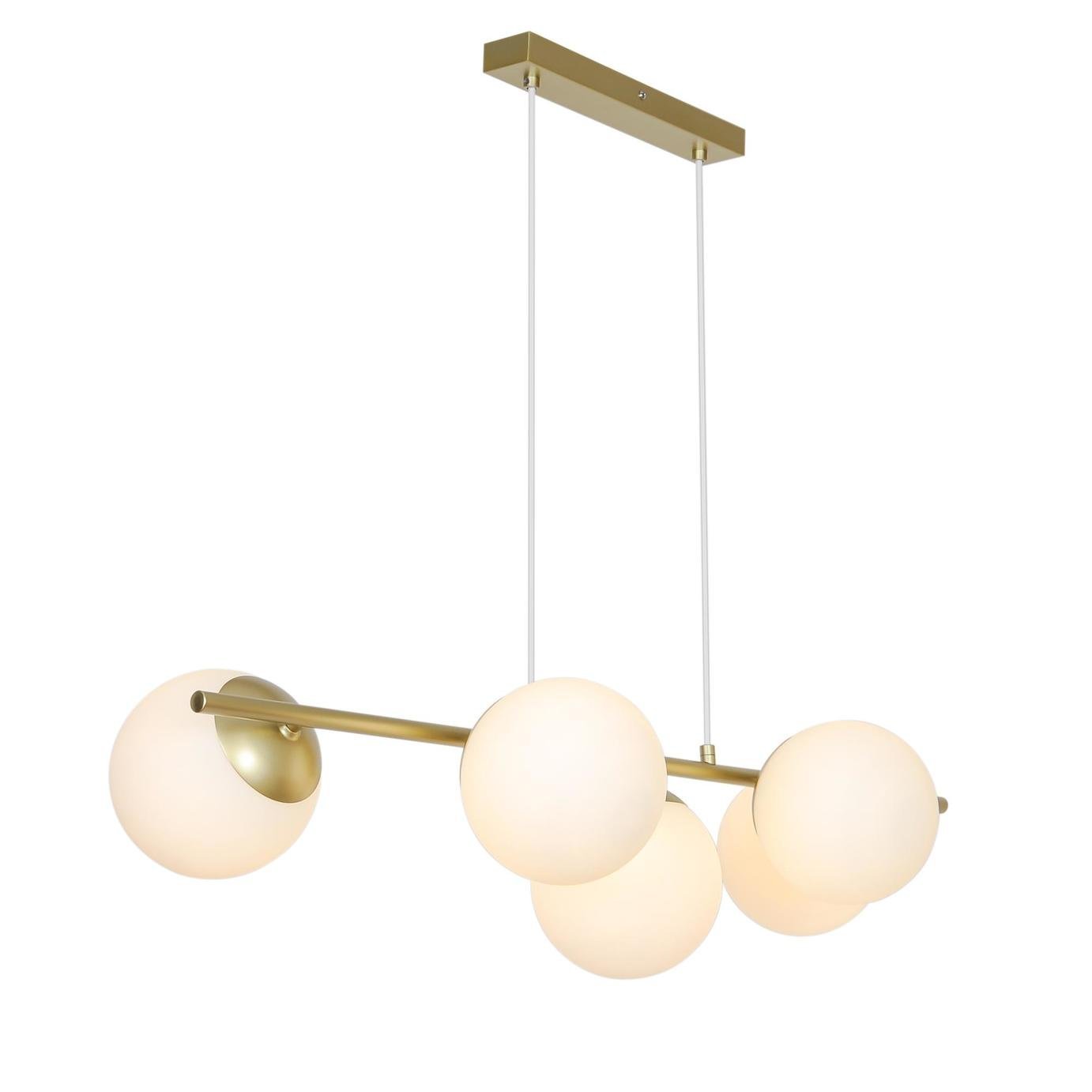 Nordlux Lilly 5-spot Pendant Light - Brass - Image 6