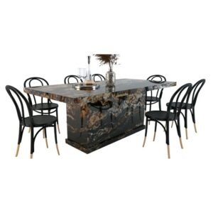 House A Home ATHENA STONE Quartz Dining Table