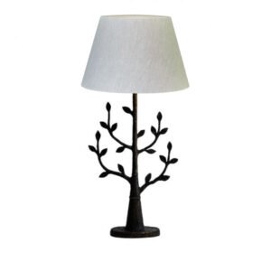 House A Home Milla Table Lamp with Linen Shade - Bronze